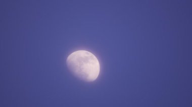 Moon in the sky background