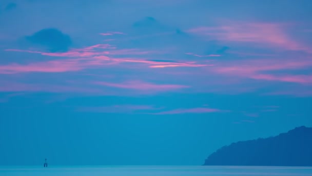 Time Lapse Majestic Sunrise Sky Sea Landscape Amazing Light Nature — Stockvideo