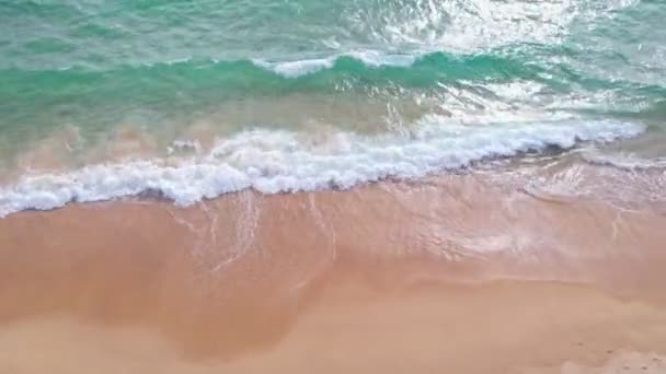 Phuket Beach Sea Amazing Beach Aerial View Tropical Beach Sea — Wideo stockowe