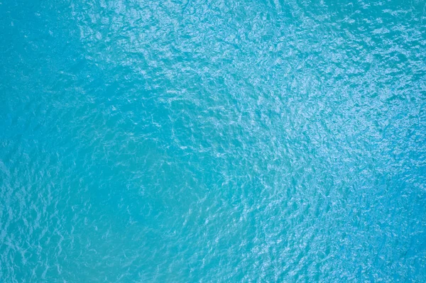 Deniz Yüzeyi Hava Manzarası Yüzey Dokusu Turkuaz Deniz Arka Planı — Stok fotoğraf