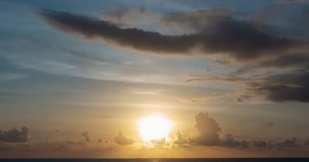 Time Lapse Φύση Όμορφο Φως Ανατολή Ουρανό Πολύχρωμα Σύννεφα Τοπίο — Αρχείο Βίντεο