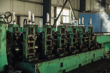 Otomatik Galvanize Çelik Boru Üretim Hattı. Kaynak borusu üretimi için ekipman