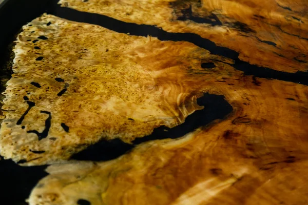 Texture of epoxy resin table