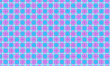 Modern geometri kaleydoskop dalgalı dikişsiz tartan arkaplan deseni