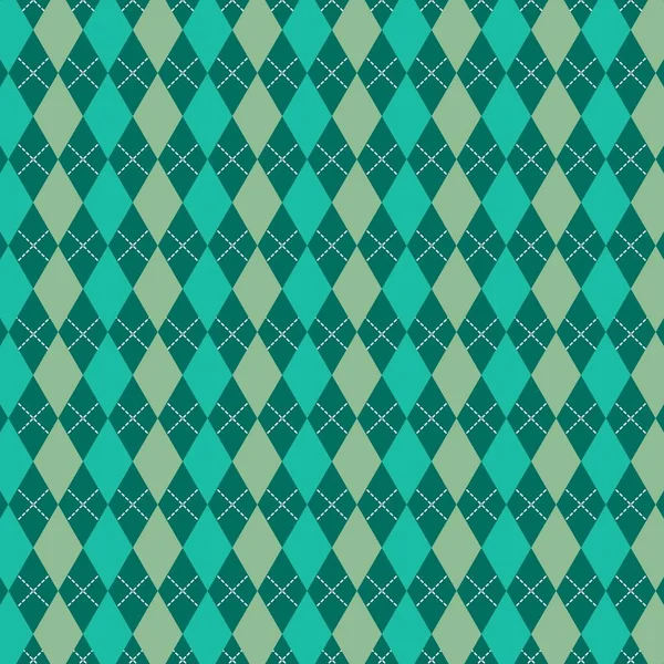 Modern Seamless Traditional Argyle Background Pattern — Stock Vector