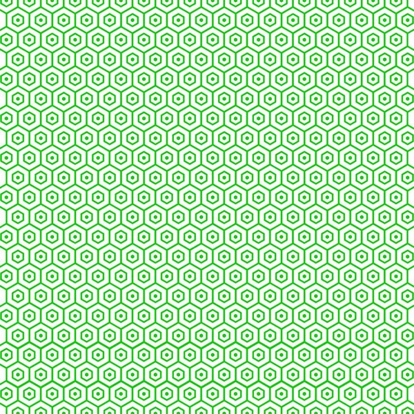 Green Polygon Hexagon Geometric Background Pattern — Stock Vector