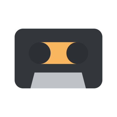 Retro Tape recorder vector flat vector illustration