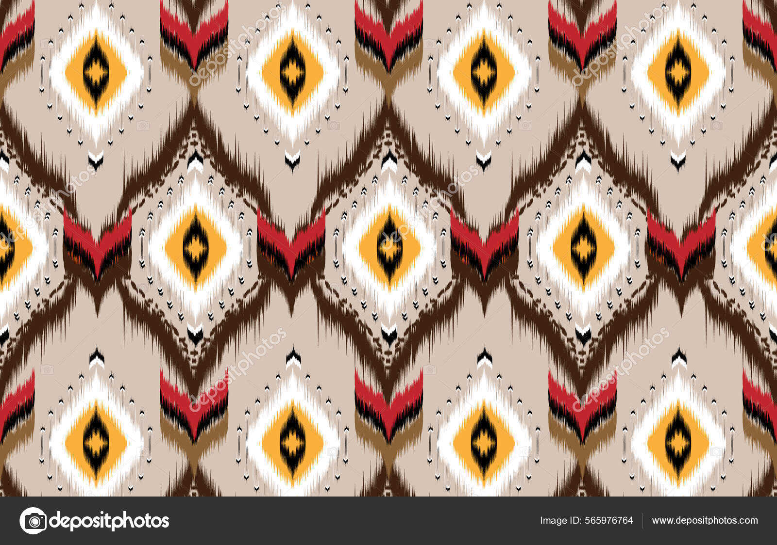 African kente cloth ethnic fabric seamless Vector Image