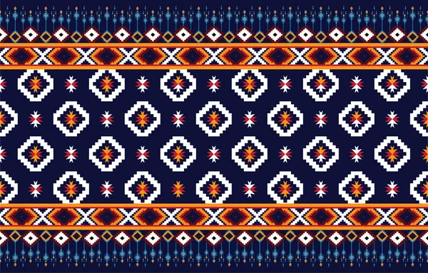 Tribal Vector Ornament Seamless African Pattern Ethnic Carpet Chevrons Aztec — Stock Vector