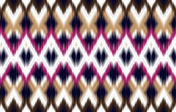 Etnik ve soyut güzel sanatlar. Kabilenin kusursuz desenleri, halk nakışı, Meksika tarzı. Aztek geometrik sanat süsü baskısı. Halı, duvar kağıdı, giysi, ambalaj, kumaş, kapak için tasarım.