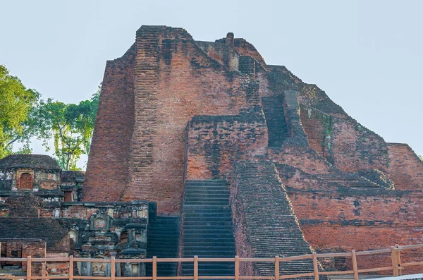Nalanda Mahavihara Ruin Nalanda University Patna India — Fotografia de Stock