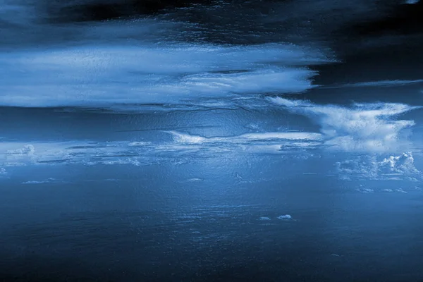 Структура Льда Черно Голубая Текстура Льда Ледяная Текстура Замерзшей Воды — стоковое фото