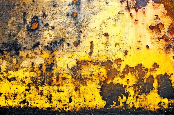 Rusty iron metal texture surface of the old metal with scratches and cracks. Rust iron metal with traces of a paint. Rust iron metal surface with vibrant colors.