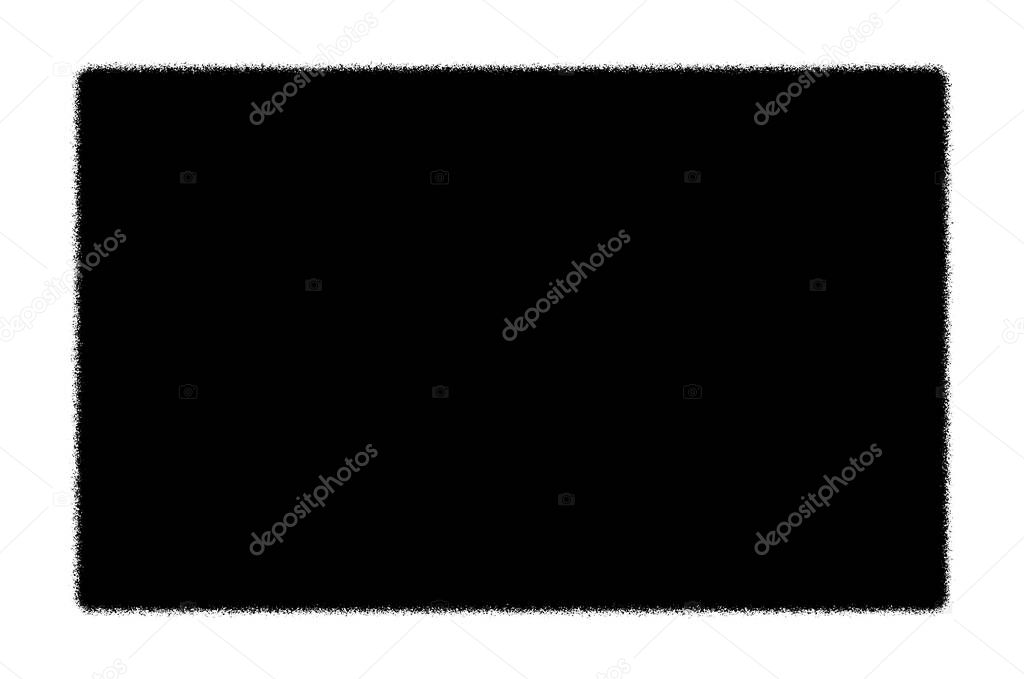 Frame border. Rectangle for image. Frame border with texture. Black and white frame template. Photo frame template.
