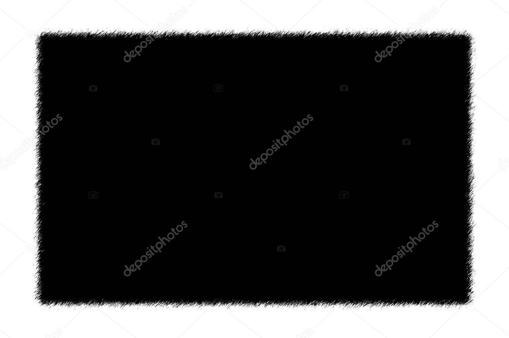 Frame border. Rectangle for image. Frame border with texture. Black and white frame template. Photo frame template.