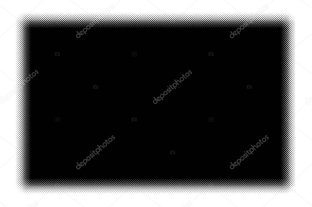 Frame border. Rectangle for image. Frame border with texture. Black and white frame template. Photo frame template.
