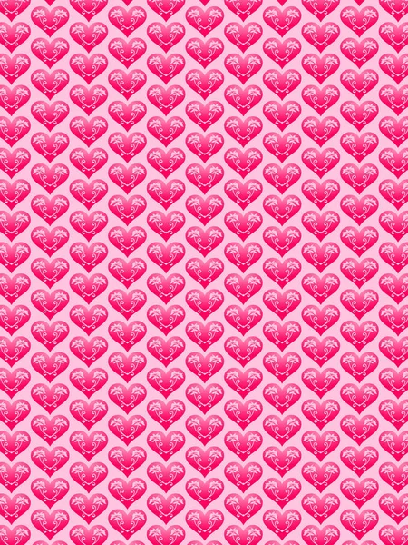 Love background with hearts. Heart pattern. Pink hearts on pinkish background. Can be used for wallpaper, web page background, surface texture, wrapping paper, card.