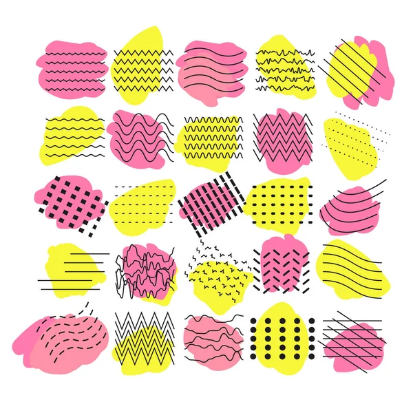 Parlak elementlerle belirlenmiş evrensel eğilim şekilleri 