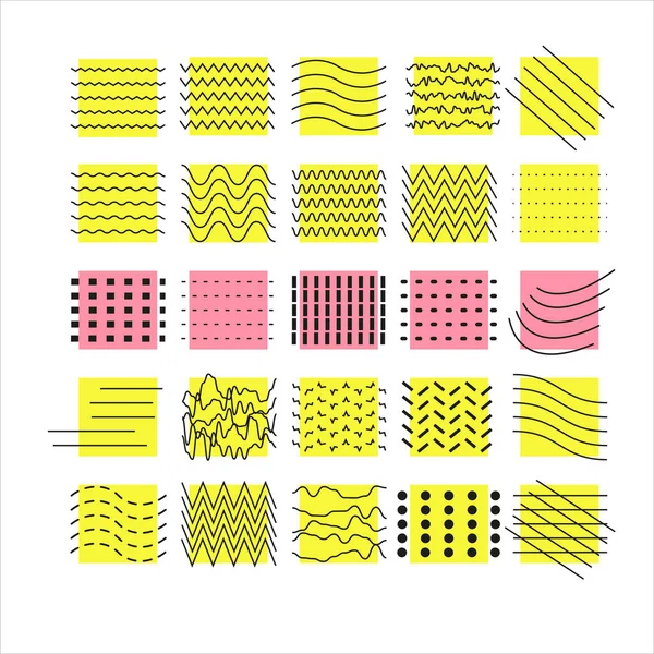 Parlak elementlerle belirlenmiş evrensel eğilim şekilleri 