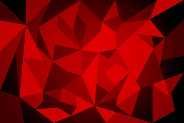 Red color 3D shapes illustrated in the background wallpaper.