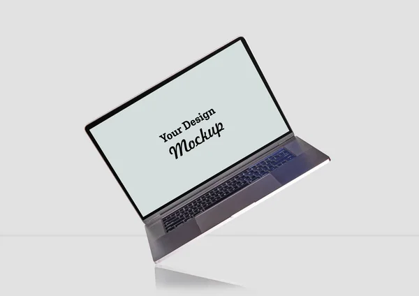 Your design here mockup laptop screen ready for your image inside.
