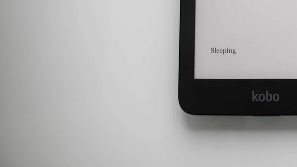 Zwart Wit Foto Van Een Moderne Smartphone Met Een Leeg — Stockfoto