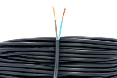 2 çekirdek PVC yalıtılmış elektrik kablosu makinelerde kablolama ve uzatma kabloları yapmak için uygundur.