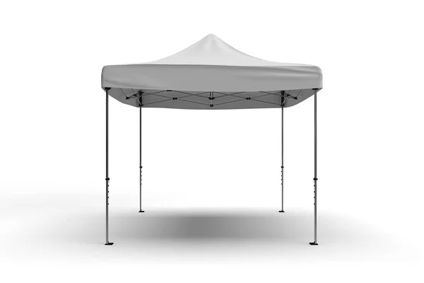 Vista Frontal Una Tienda Gazebo Para Publicidad Aislado Sobre Fondo — Foto de Stock