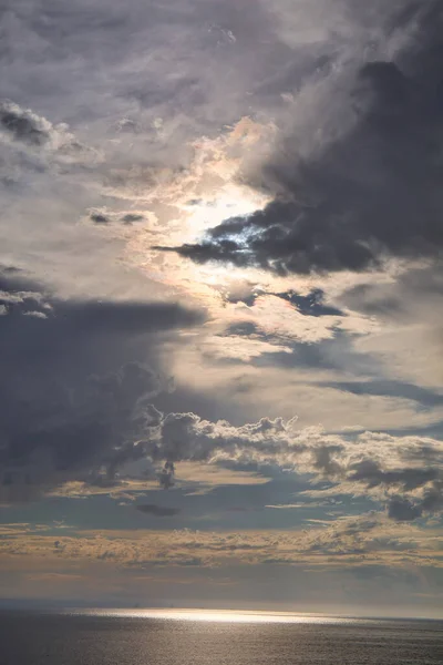 Stormwolken Boven Carpinteria Californië — Stockfoto