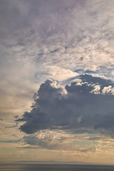 Stormwolken Boven Carpinteria Californië — Stockfoto