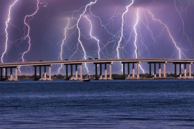 Eau Gallie Florida 'da güneşli bir kış gününün tadını çıkarıyorum.