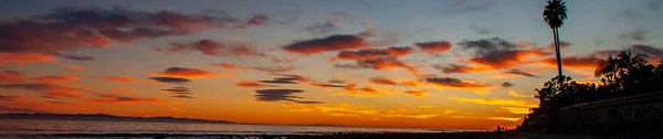 Sonnenuntergang Montecito Kalifornien — Stockfoto