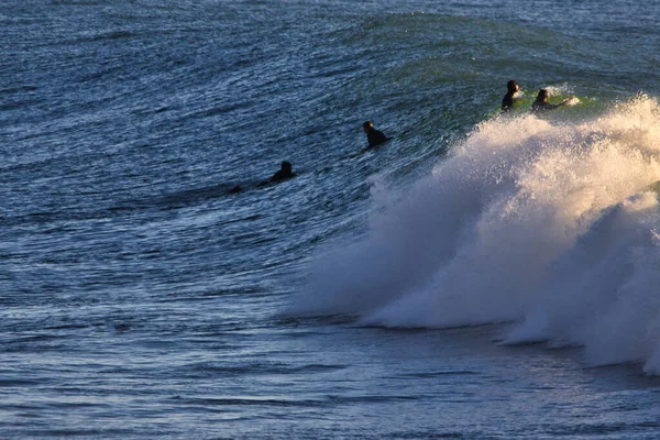 Серфинг Шоссе Old Coast Городе Вентура Калифорния — стоковое фото