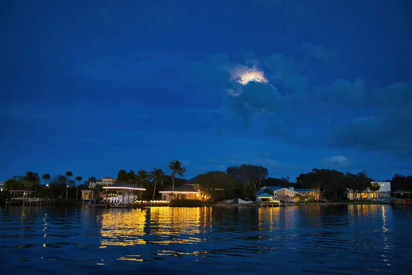 Desfile Barcos Navidad Melbourne Florida — Foto de Stock