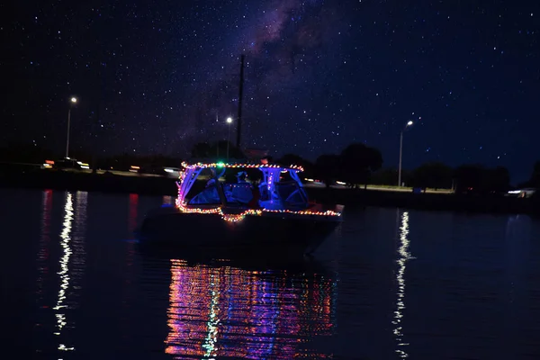 Melbourne Florida Noel Teknesi Geçidi — Stok fotoğraf