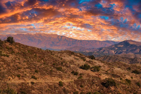 Kalifornská Jezera Při Západu Slunce — Stock fotografie