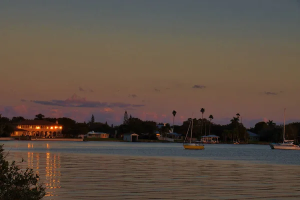 Indialantic Florida Daki Hint Nehri Nin Kesimlerine Bakıyor — Stok fotoğraf