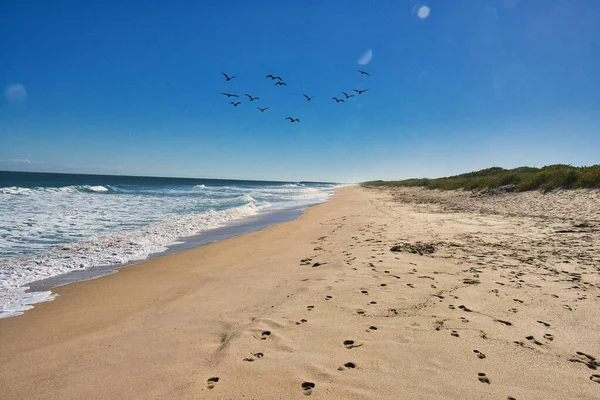 Deserted Beaches Spanish House Sebastian Inlet State Park Florida — Stock Photo, Image