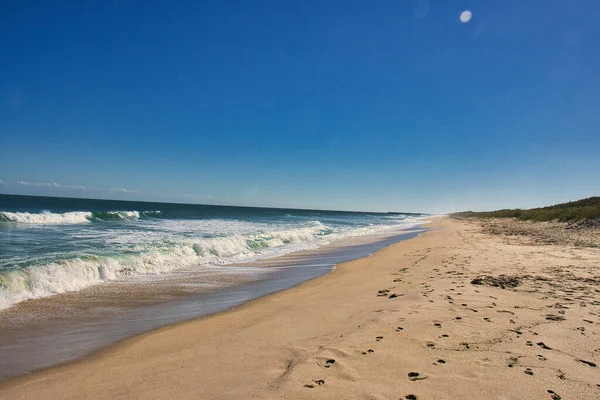 Sebastian Inlet Eyalet Parkı Florida 'daki İspanyol Evi' nde terk edilmiş plajlar.