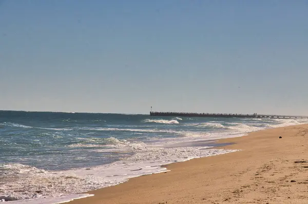 Sebastian Inlet Eyalet Parkı Florida 'daki İspanyol Evi' nde terk edilmiş plajlar.