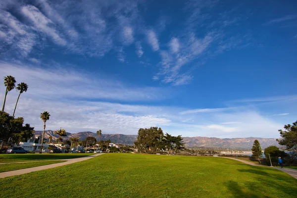 Uitzicht Santa Barbara Vanaf Mesa — Stockfoto