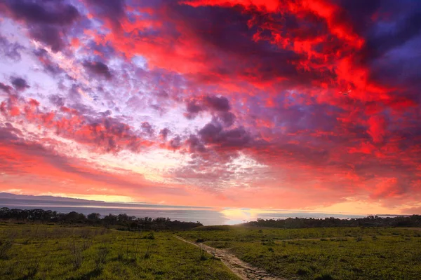 Uitzicht Santa Barbara Vanaf Mesa — Stockfoto