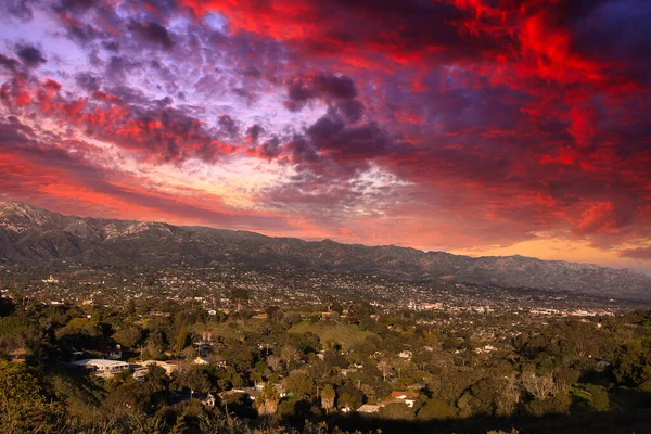 Mesa Dan Santa Barbara Manzarası — Stok fotoğraf