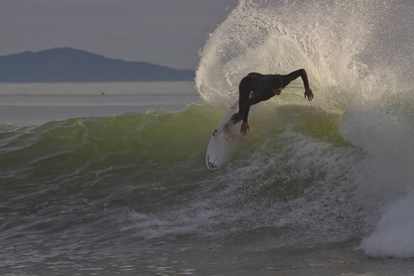 Surf Onde Invernali Punto Rincon California — Foto Stock