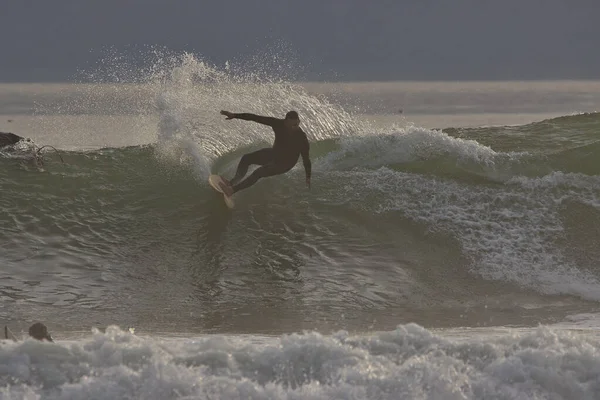 Surf Onde Invernali Punto Rincon California — Foto Stock