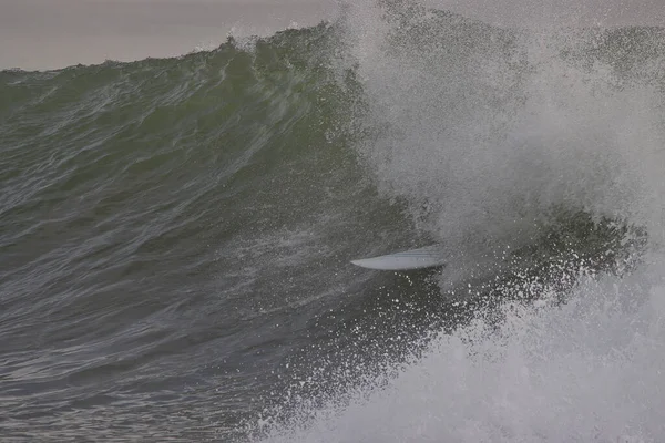 Surfen Wintergolven Bij Rincon Point Californië — Stockfoto