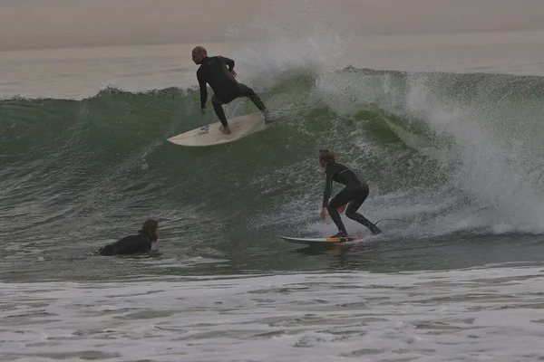 Gelombang Besar Titik Rincon California — Stok Foto