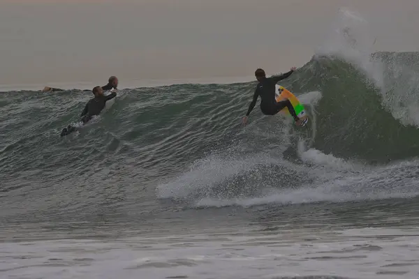 Grandes Vagues Point Rincon Californie — Photo