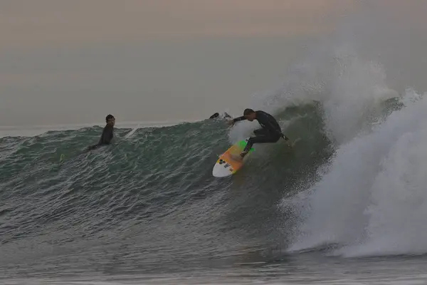 Grandes Vagues Point Rincon Californie — Photo