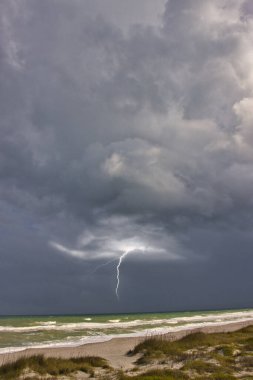Florida üzerinde fırtına bulutları